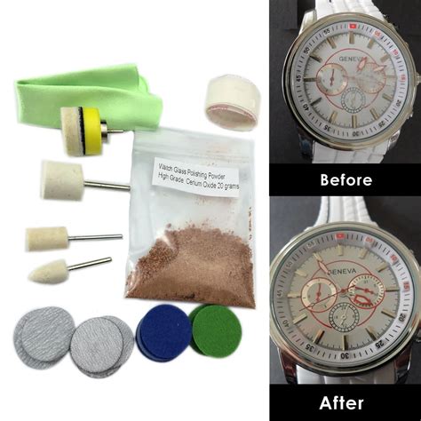 watch crystal polishing kit